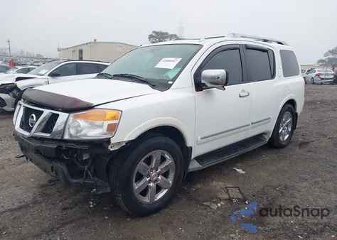 2013 Nissan Armada Platinum из США, поврежденный, VIN 5N1BA0NFXDN615470